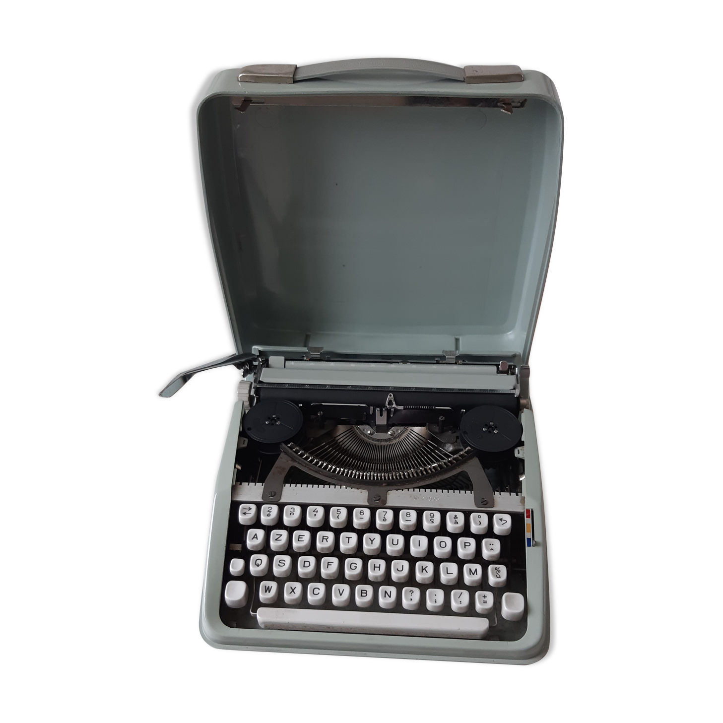 Hermès 50s typewriter pastel blue