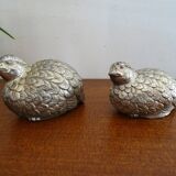 Lot of salerons hens style Mauro Manetti vintage