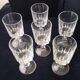 6 water glasses or large wine glasses Crystal d'Arques Model Louvre