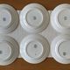 6 antique dessert plates in Saint-Amand earthenware (Nord)