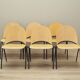 Ensemble de six chaises, design danois, années 1970, production : Danemark