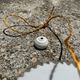 Vintage opaline suspension white and transparent claw brass electricity new