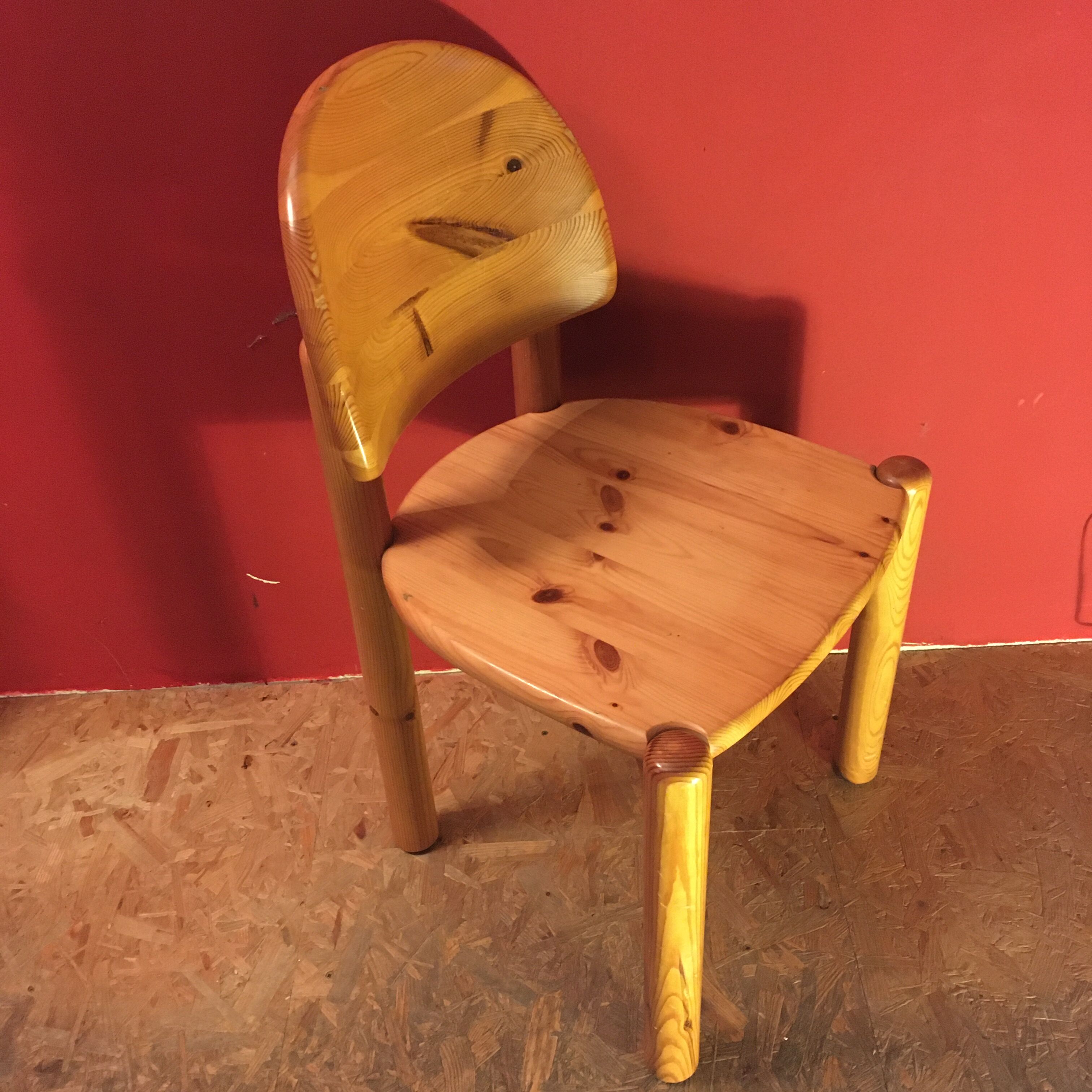 Rainer Daumiller pine wood chair