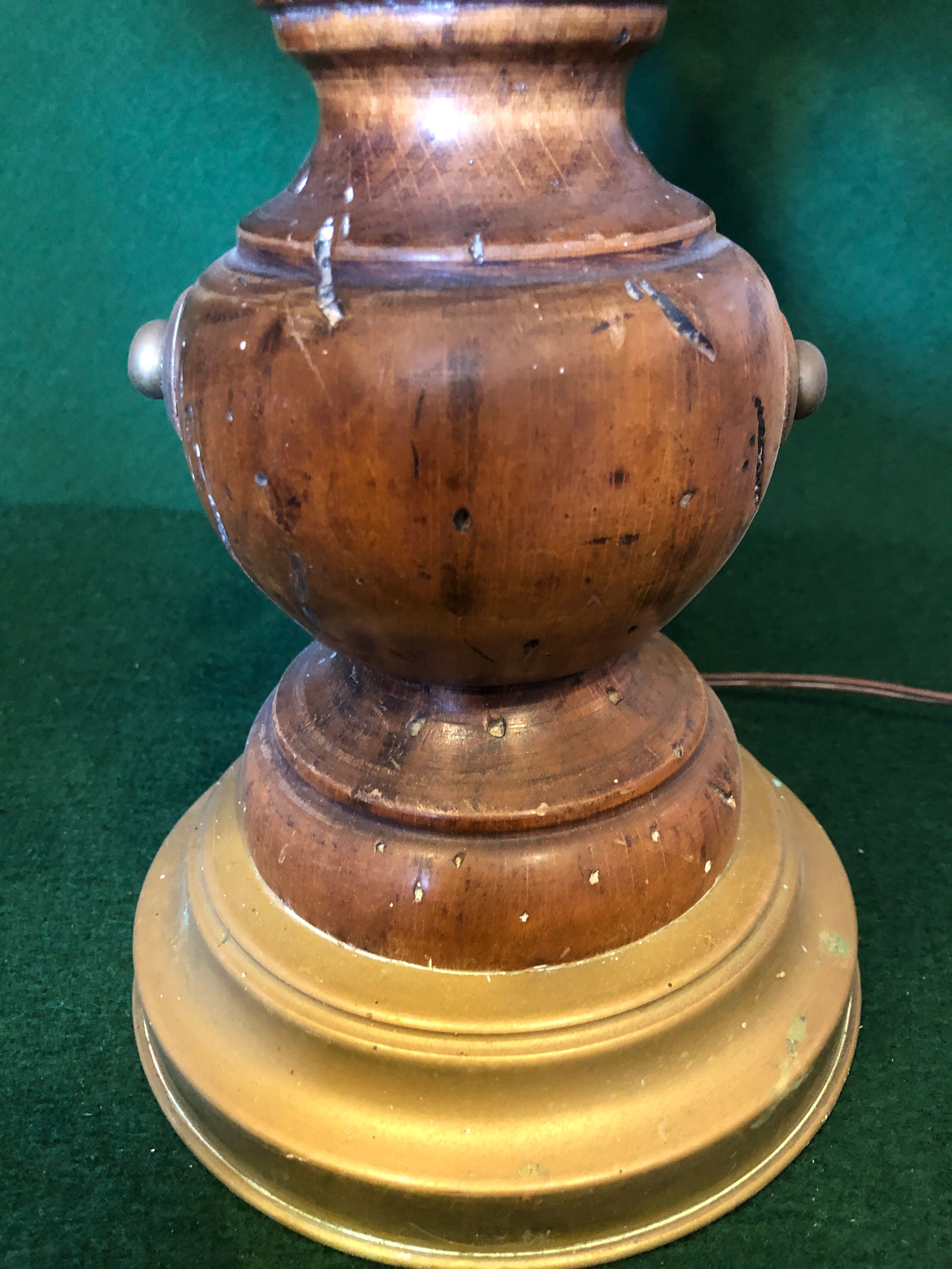 Lamp, vintage pork bladder day offal