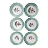 Badonviller birds dessert plates