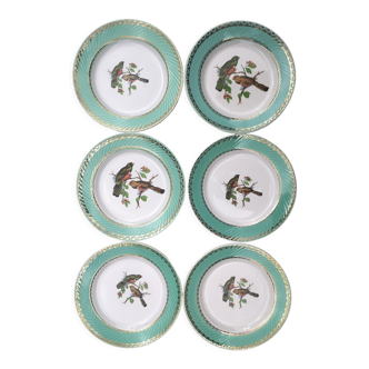 Badonviller birds dessert plates
