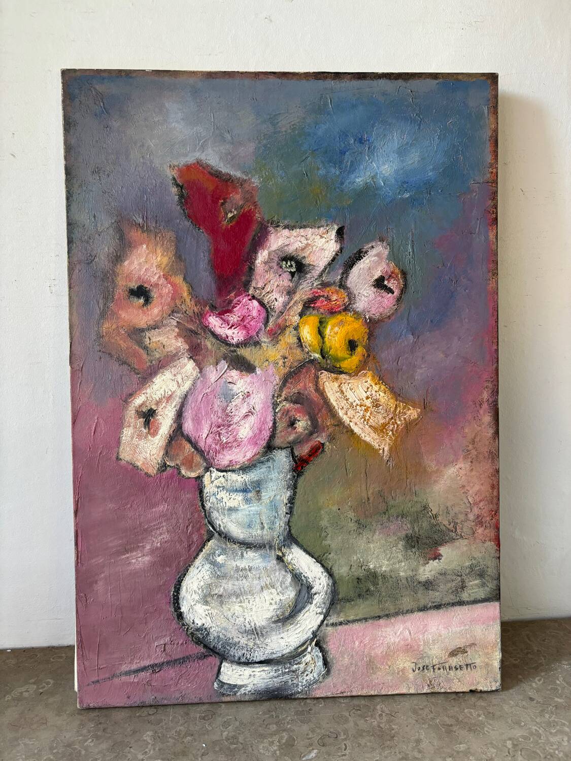 Signed bouquet of flowers from 1969
