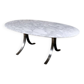 Table T102 en marbre par Osvaldo Borsani pour Tecno, Italie, 1964