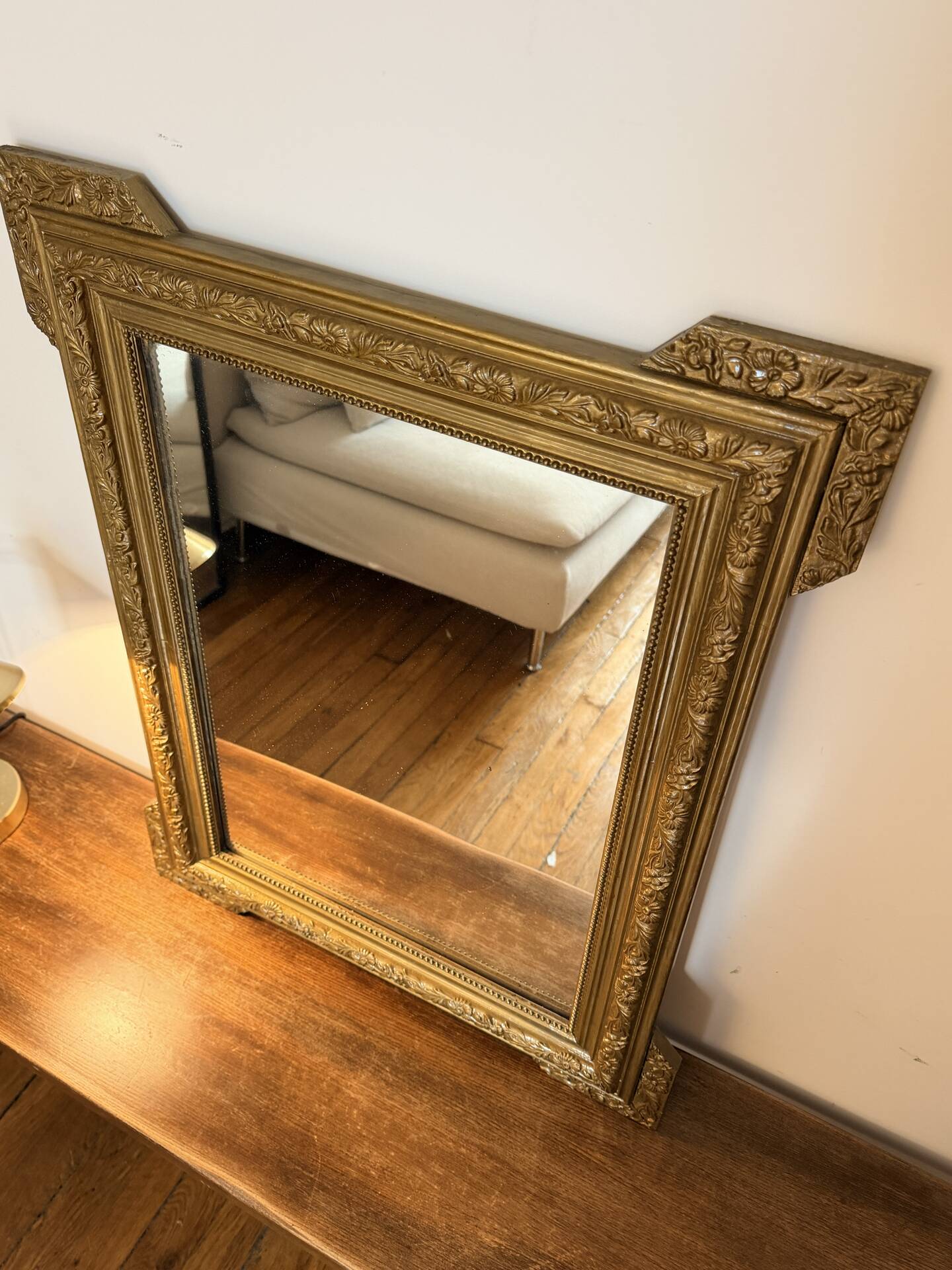 Miroir Napolitain doré - 56xH73cm