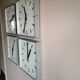 Industrial wall clock, Czechoslovakia station Pragotron 60