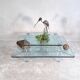 Marais international mtb110 - exceptional coffee table in altuglas & glass