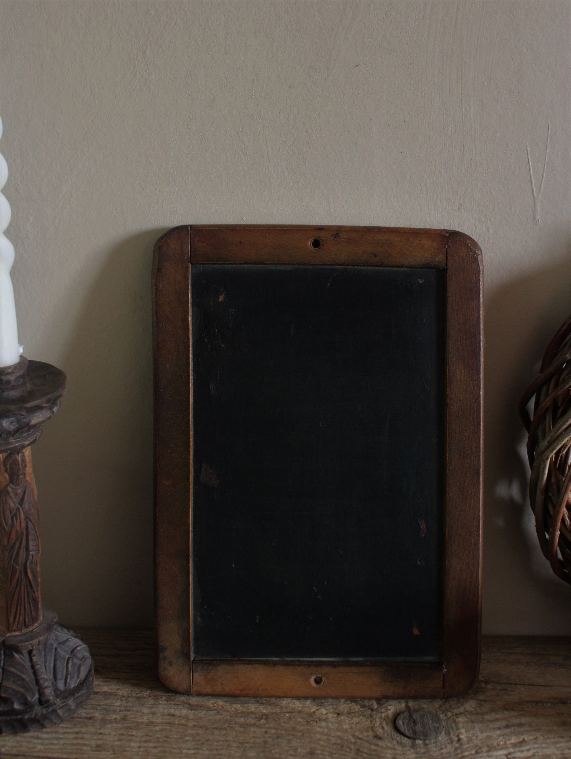 School slate old wood
