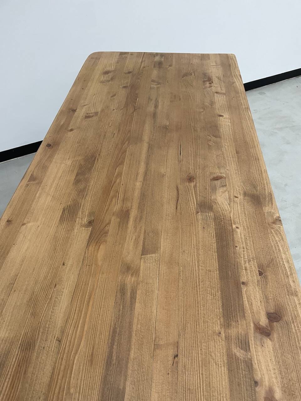 Farm table desk turned legs