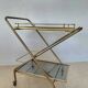 Desserte de bar pliante "Hollywood Regency"-Design Italien