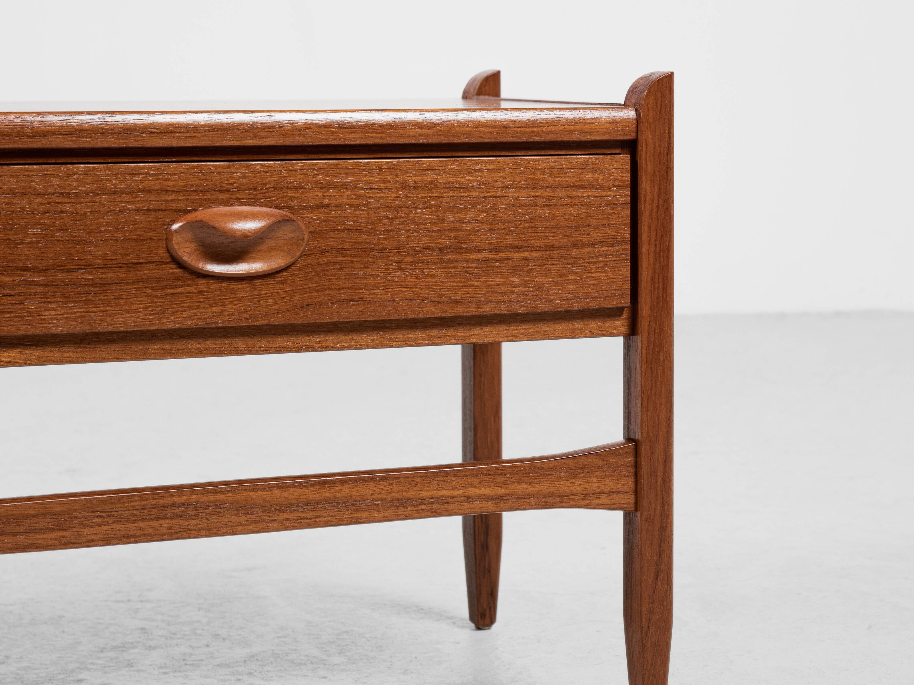 Midcentury Danish pair of night stands in teak 1960s