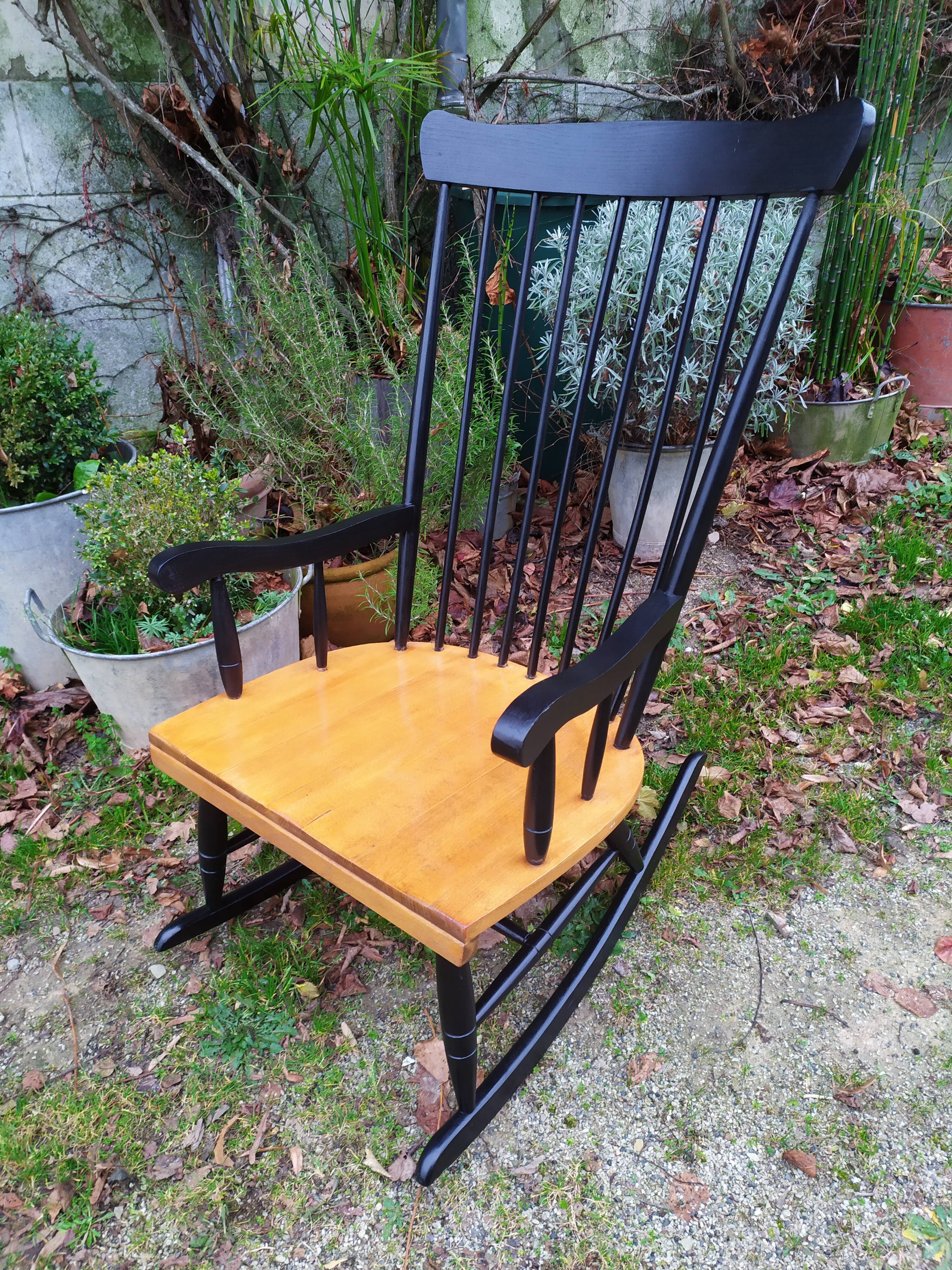 Scandinavian rocking chair 50s-60s