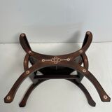 Vintage exotic curule seat