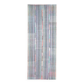 Tapis de couloir vintage turc Oushak fait main en laine et coton, années 1970