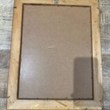 Beveled gold mirror