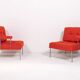 1960's Pair of 'Revolt' chairs by Poul Cadovius for France & Son, Denmark