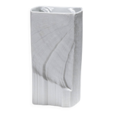 Vase en porcelaine texturée, 1980s