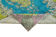 Handmade bohemian turkish 1970s 172 cm x 276 cm multicolor rug