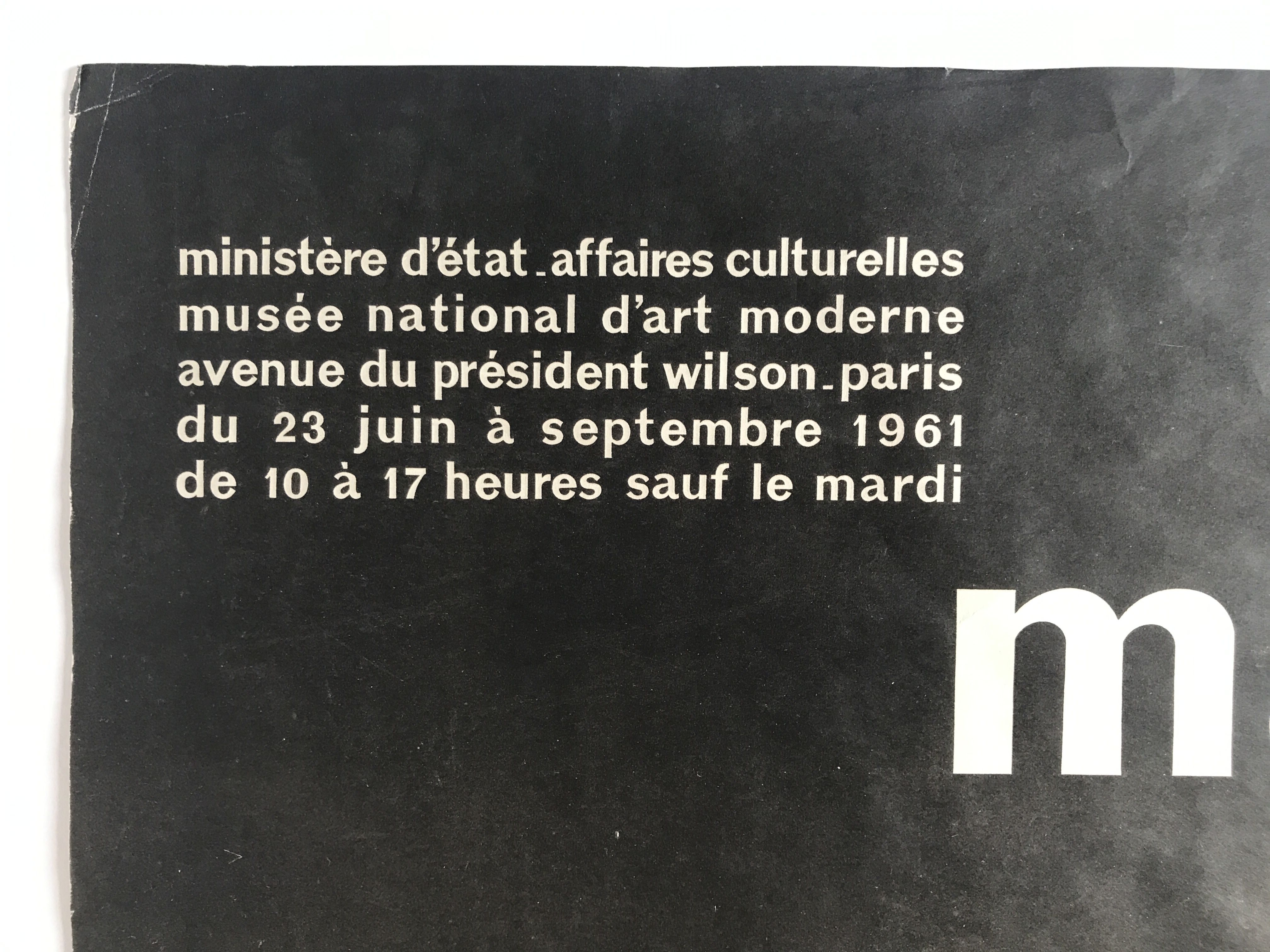 Original poster Aristide MAILLOL, National Museum of Modern Art, 1963 by SOUGEZ Mourlot imp.
