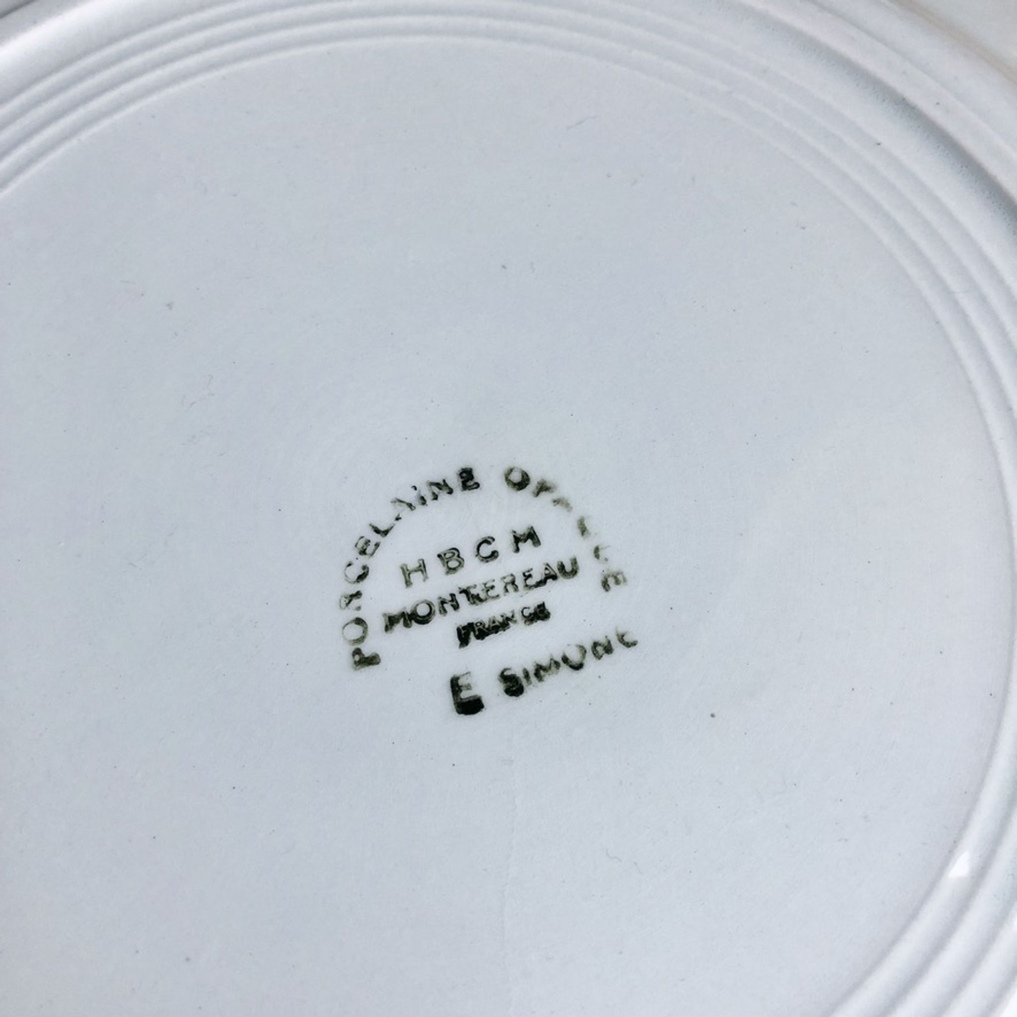 Creil & Montereau dish 1930