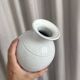vintage vase made of hand-turned ceramic