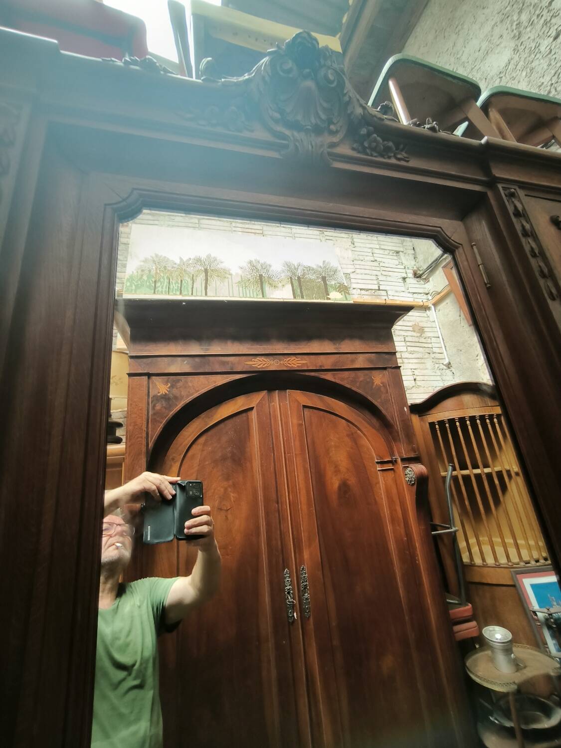 Armoire 3 portes style Régence 1910-1920