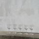 5 cut crystal stemmed glasses
