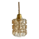 Vintage amber glass pendant lamp or pendant lamp