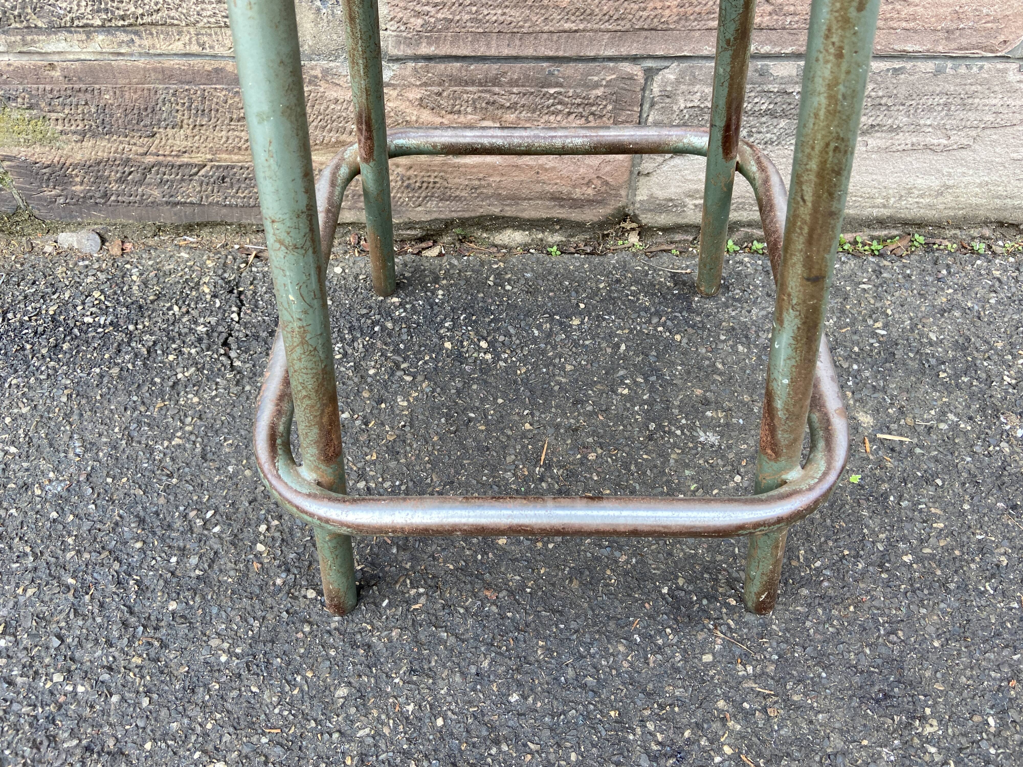 Vintage factory stool