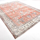 All-Over Floral Classic Red & Blue Turkish Rug, 260x366Cm