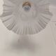 Pendant light with old glass tulip