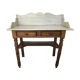 Vintage marble and pine dressing table