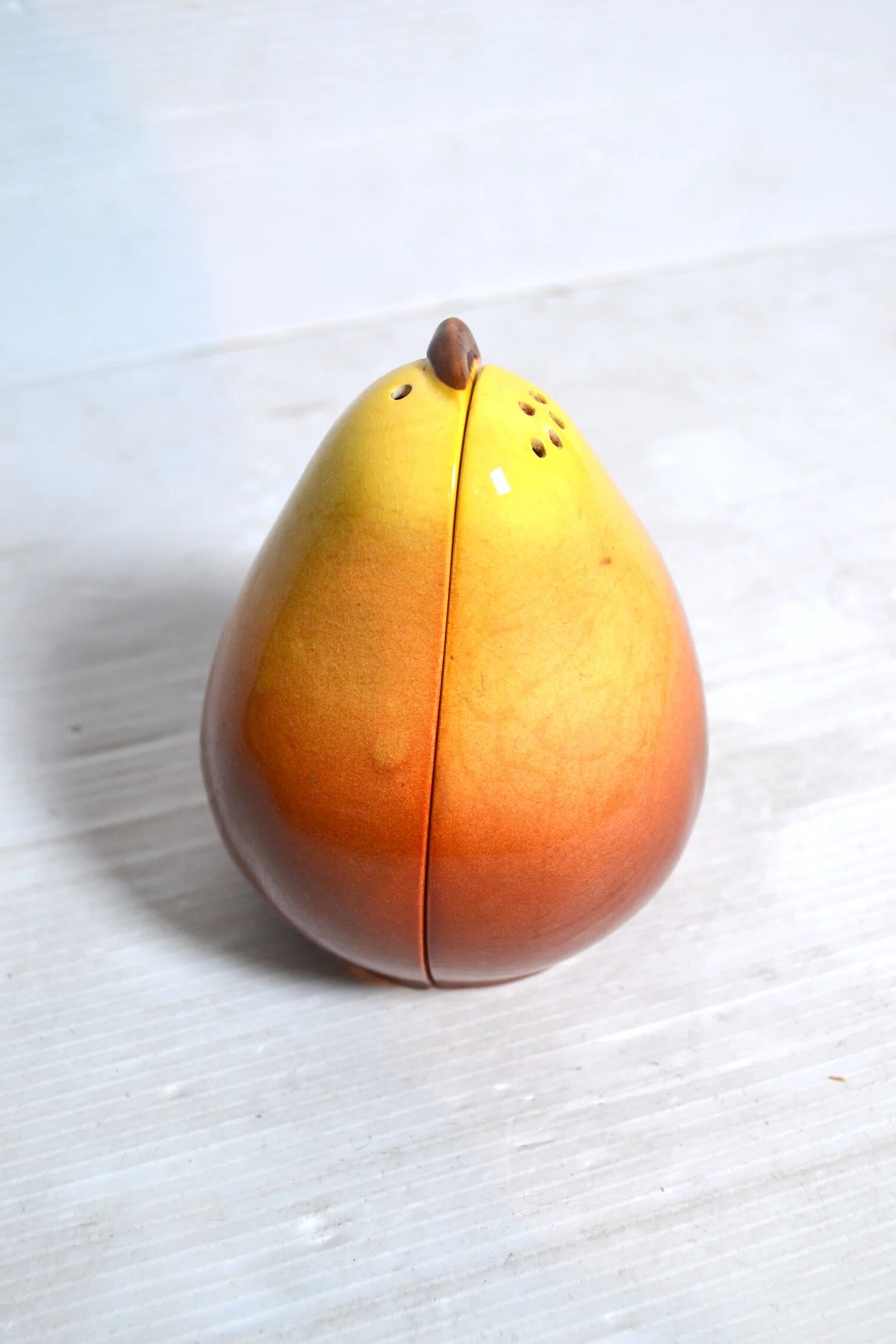 Vintage Carlton Ware Pear Salt and Pepper Shakers