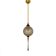 Blown Murano Glass and Brass Pendant Lamp