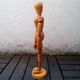 Articulated wooden female model