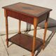 Table d'appoint ancienne console vintage antique marquetée