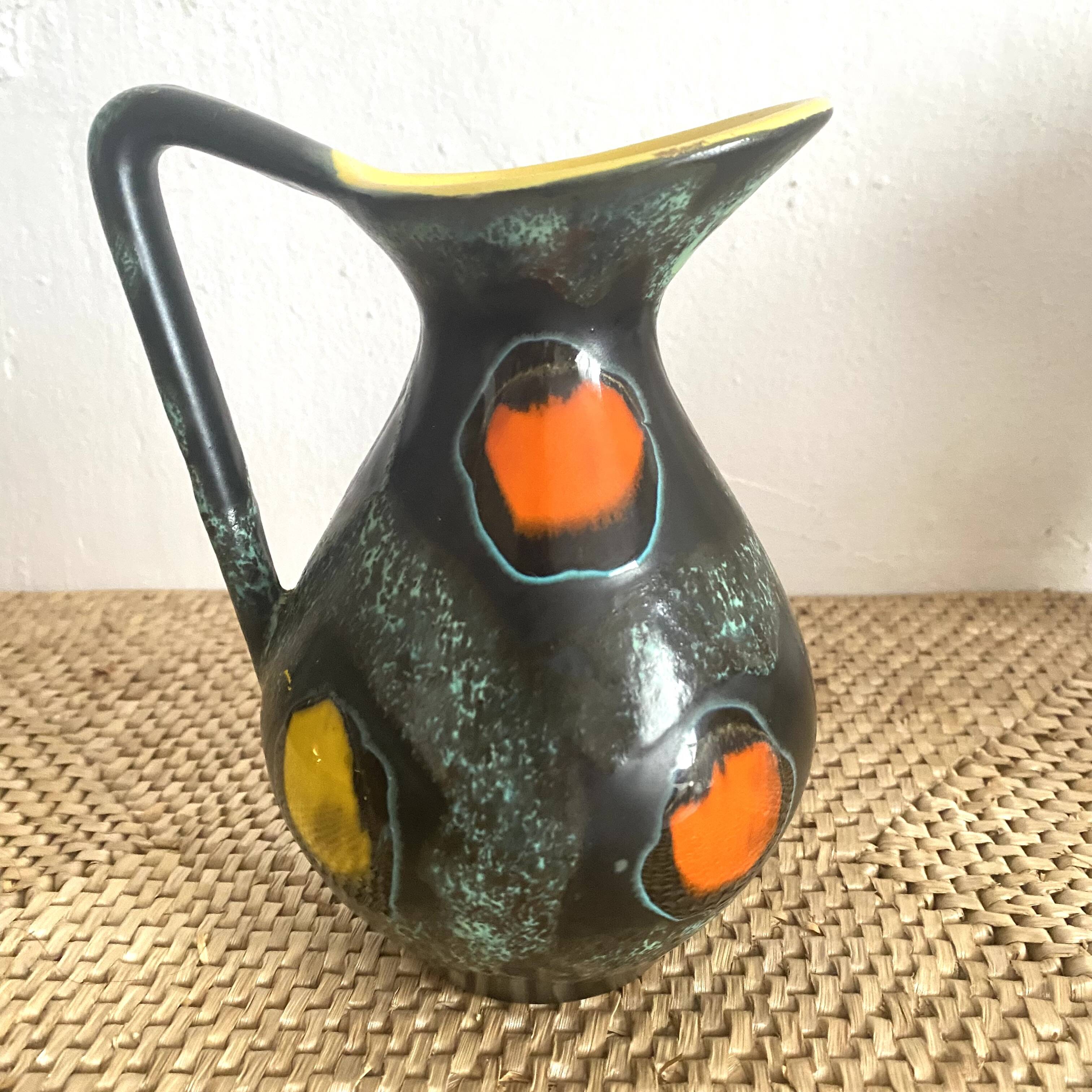 Poët Laval ceramic pitcher from the 60s