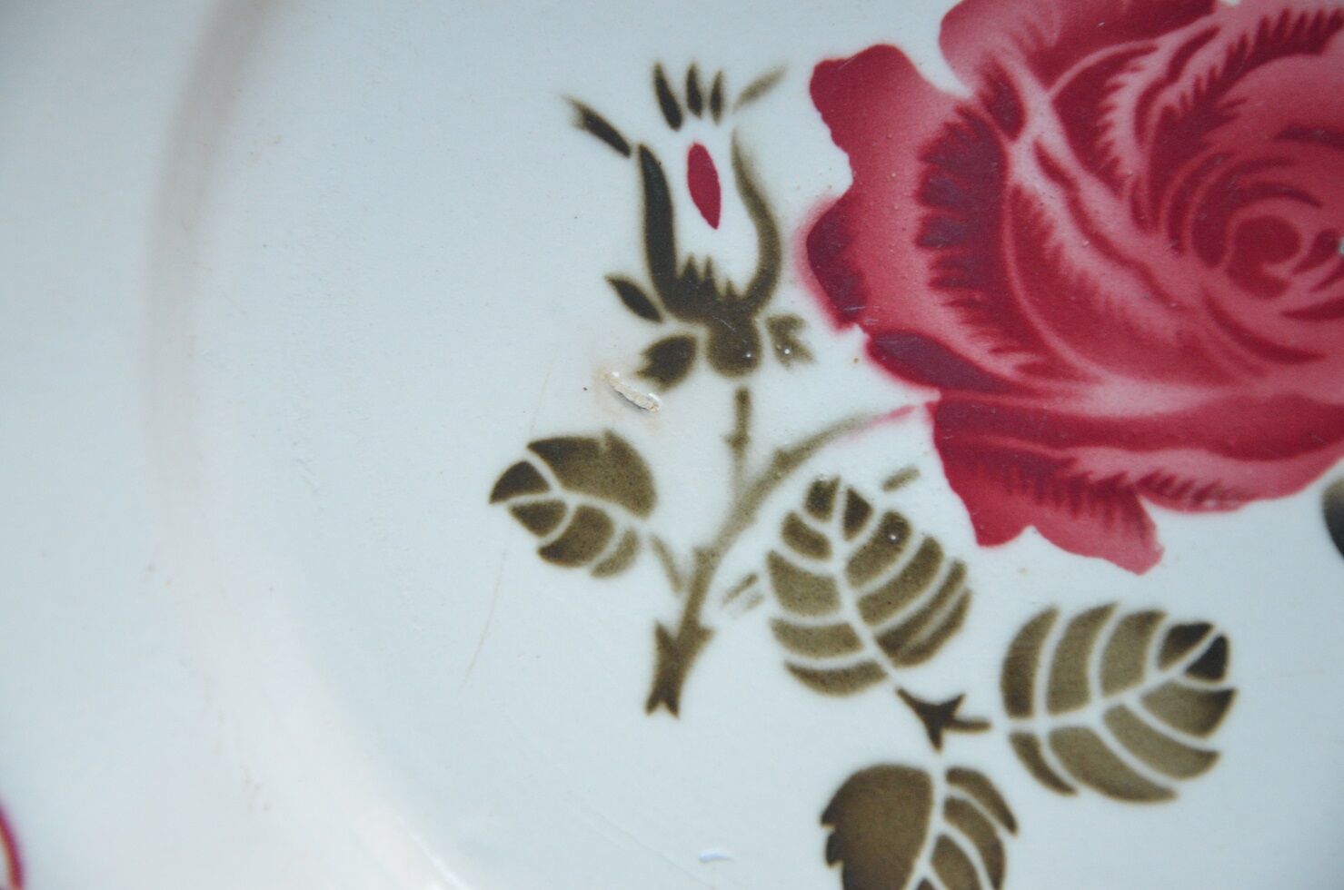Lot of 4 plates Badonviller, Germaine