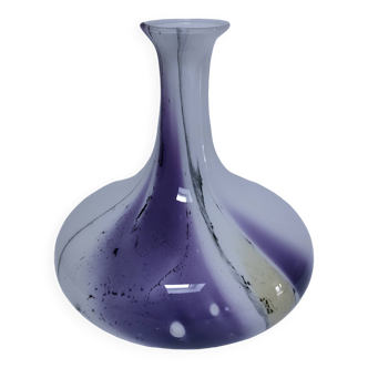 Richartz glass vase art glass 80s
