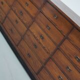 Large Art Deco Dutch Oak Apothecary / Filing Cabinet or Sideboard, 1930s