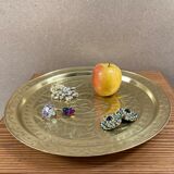 Brilliant brass dish