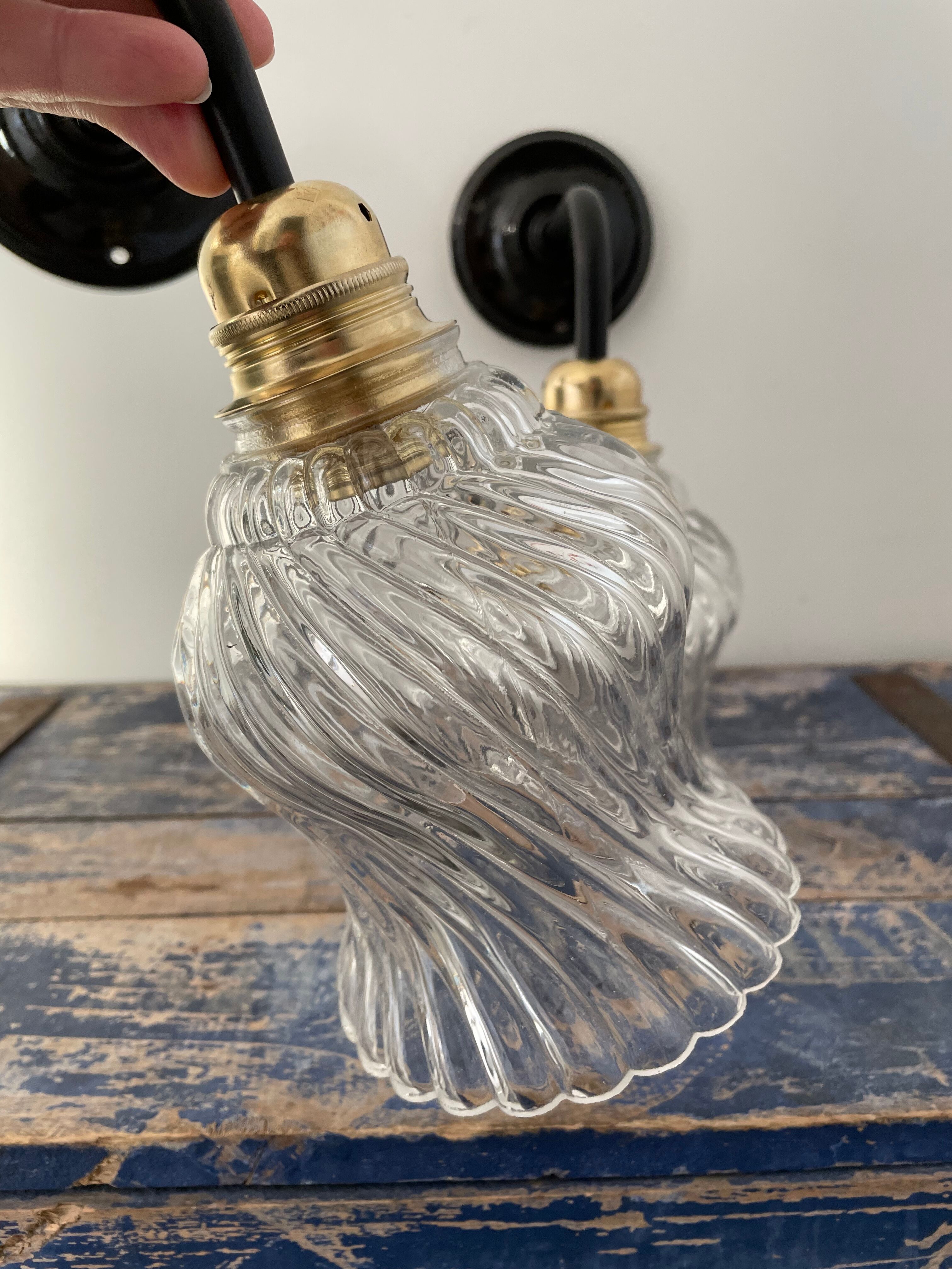 Pair of vintage wall lights