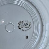 4 assiettes Columbia Luneville