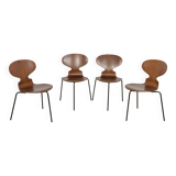 Ant Chair Model 3101 in Teak by Arne Jacobsen for Fritz Hansen, 1970s, Denm