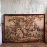 Vintage Framed Wall Tapestry