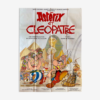 Original poster of the film Asterix and Cleopatra, year 1968